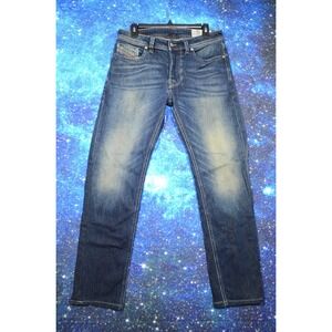 Diesel‎ Larkee Jeans Mens 30x32 Blue Regular Straight Stretch 5-Pocket 0857V